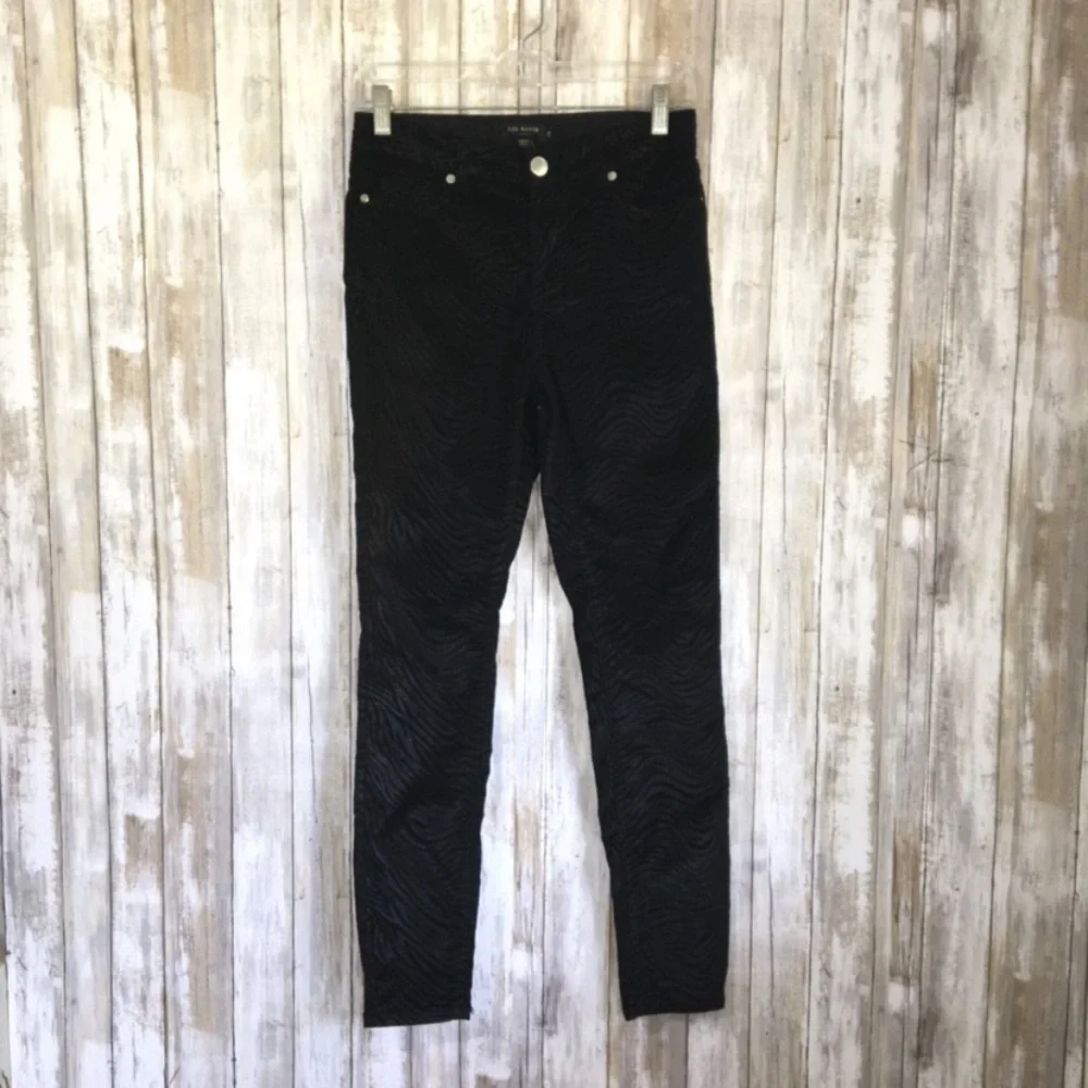 Ted Baker Black Tiger Skinny Pants - Picture 5 of 8